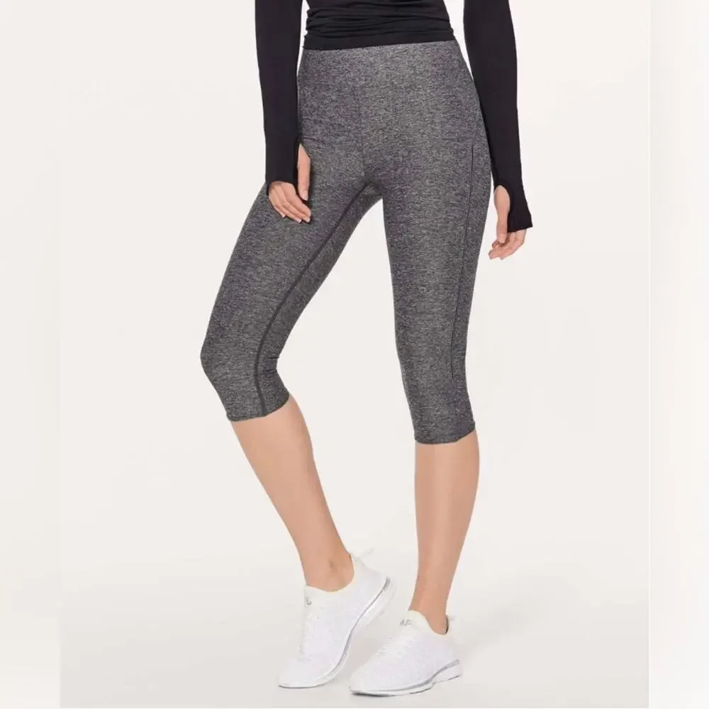 Lululemon Morning Miles Crop Size 6